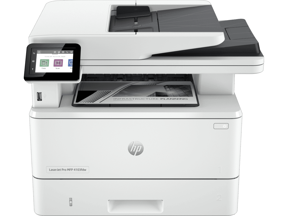 HP LaserJet Pro MFP 4103fdw Printer HP LaserJet Pro MFP 4103fdw Printer